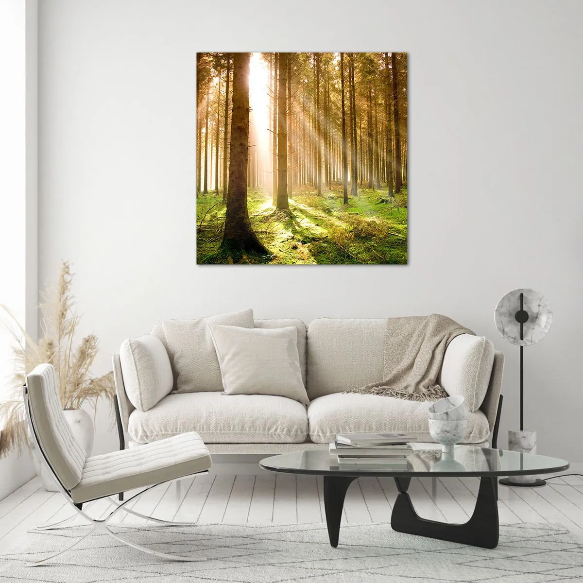 Obraz na skle - Brzy se objeví elfové - 70x70 cm