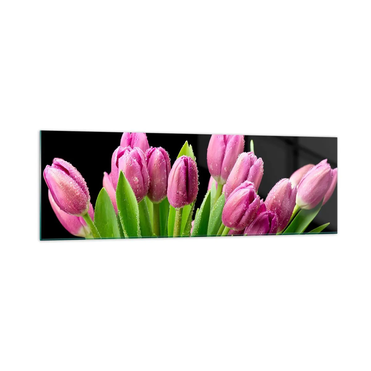 Obraz na skle - Liliové potěšení jara - 160x50 cm