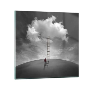 Obraz na skle - Všechno je možné - 60x60 cm