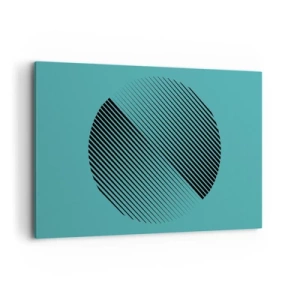 Obraz na plátně - Kruh – geometrická variace - 120x80 cm
