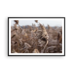 Plakát v černém rámu - Čas odletět s větrem - 91x61 cm