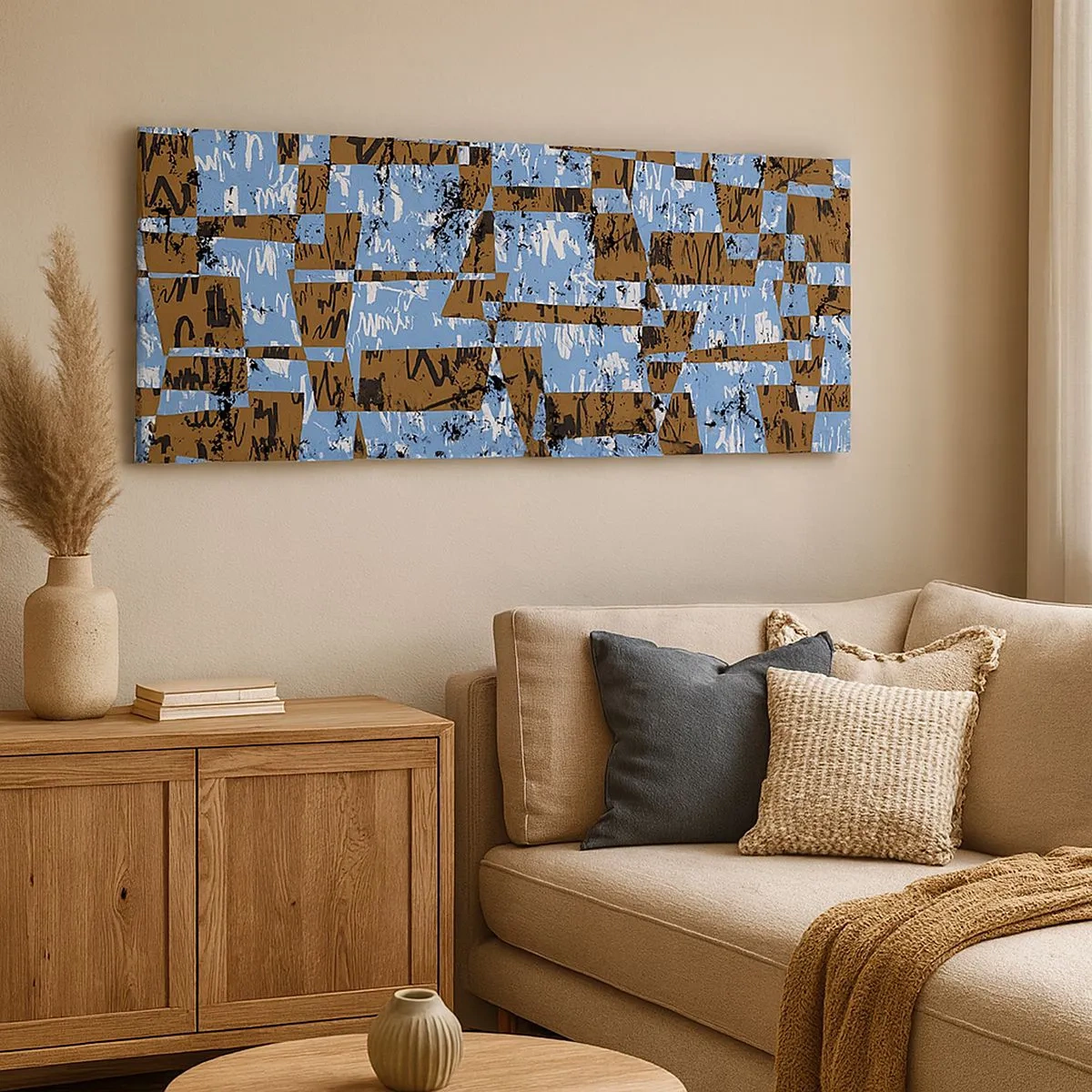 Obraz na plátně - Nelidová vystřihovánka - 100x40 cm