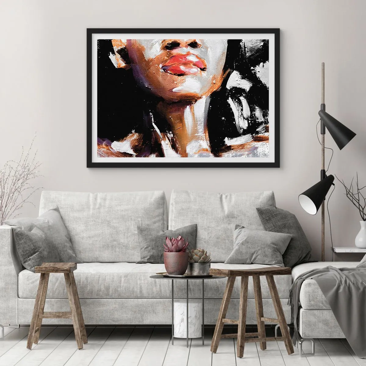 Plakát v černém rámu - Hrdost bez předsudků - 70x50 cm