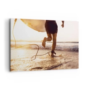 Obraz na plátně - Vstříc vlně - 100x70 cm