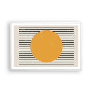 Plakát v bílém rámu - Síla jednoduchosti - 91x61 cm