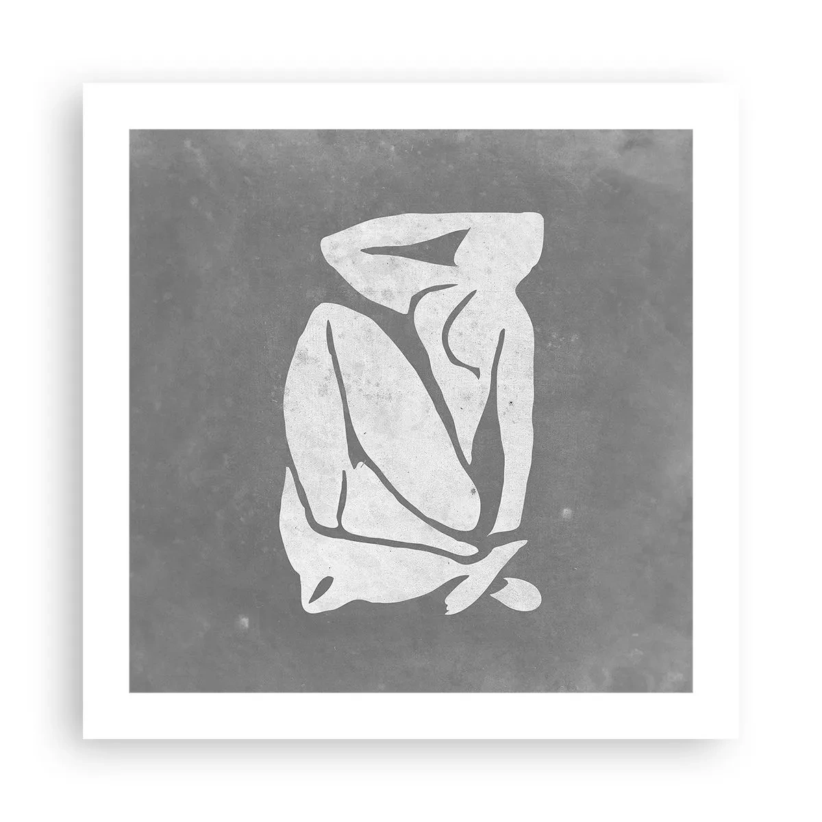 Plakát - V zádumčivosti - 50x50 cm