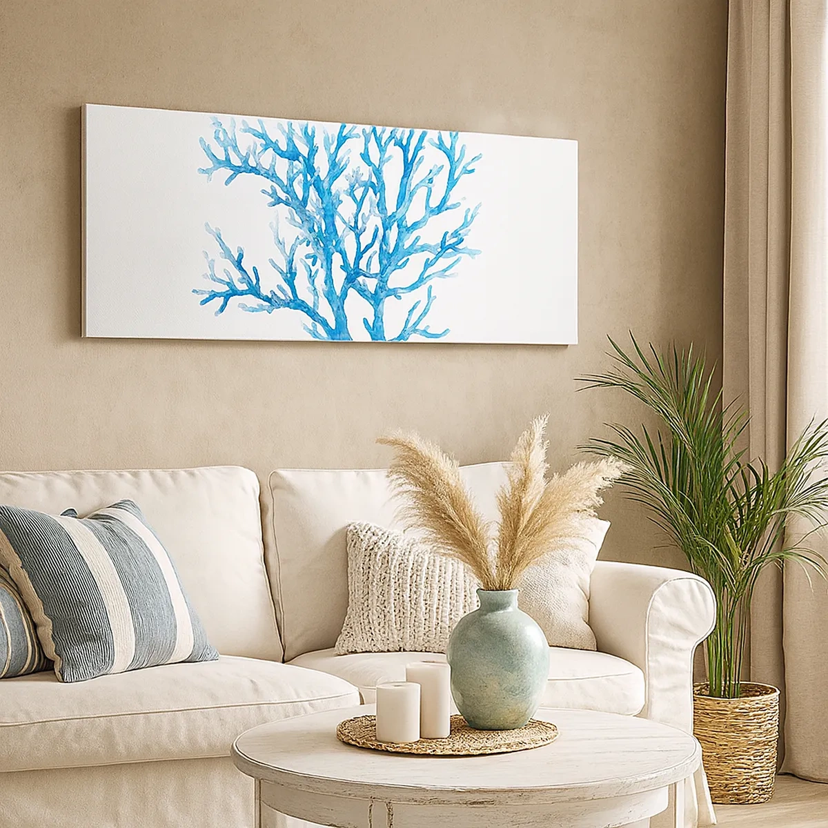 Obraz na plátně - Mořský filigrán - 30x30 cm