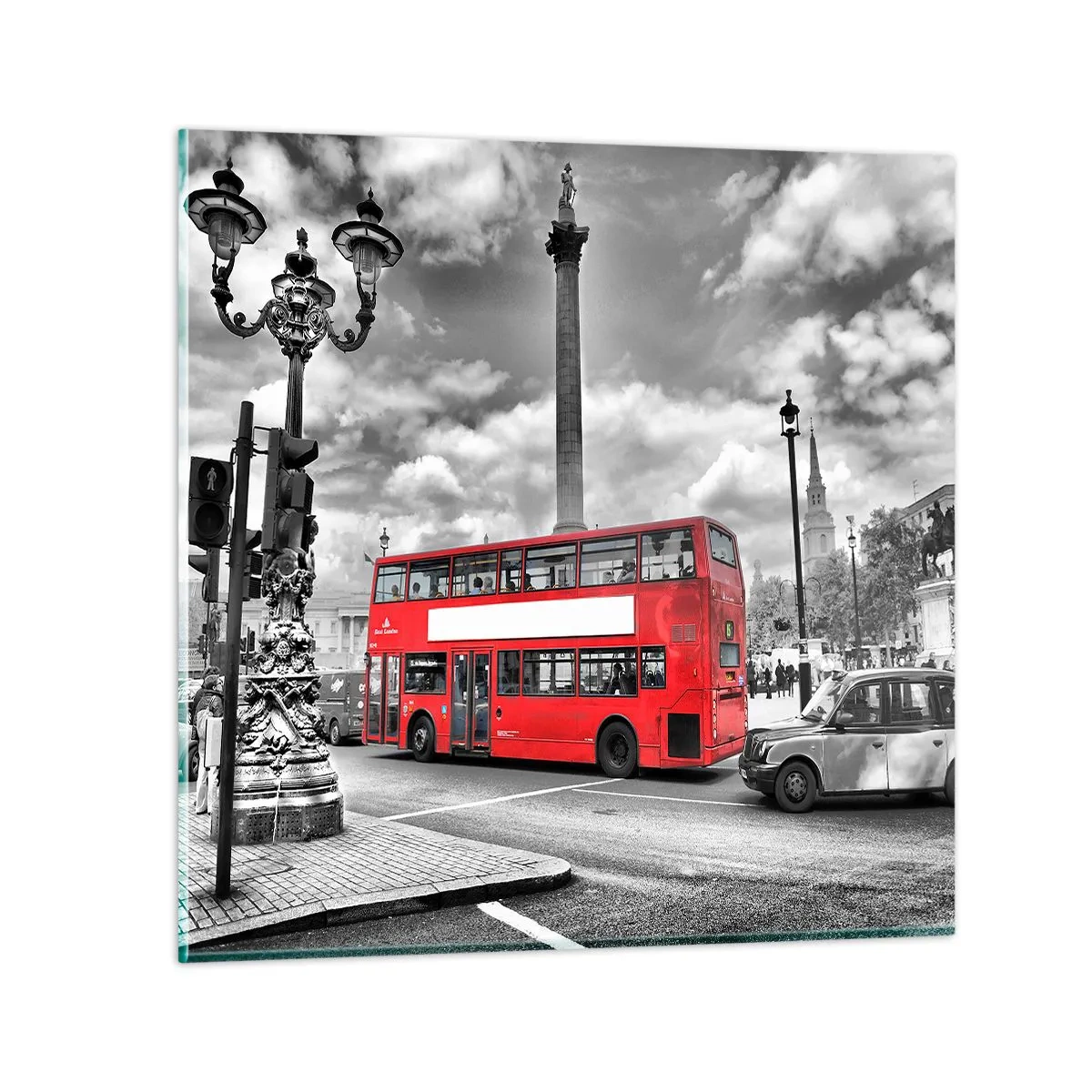 Obraz na skle - Skutečné krevní řečiště města - 30x30 cm