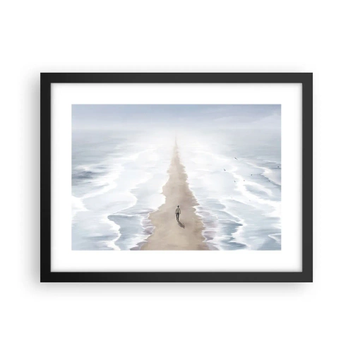 Plakát v černém rámu - Světlá budoucnost - 40x30 cm