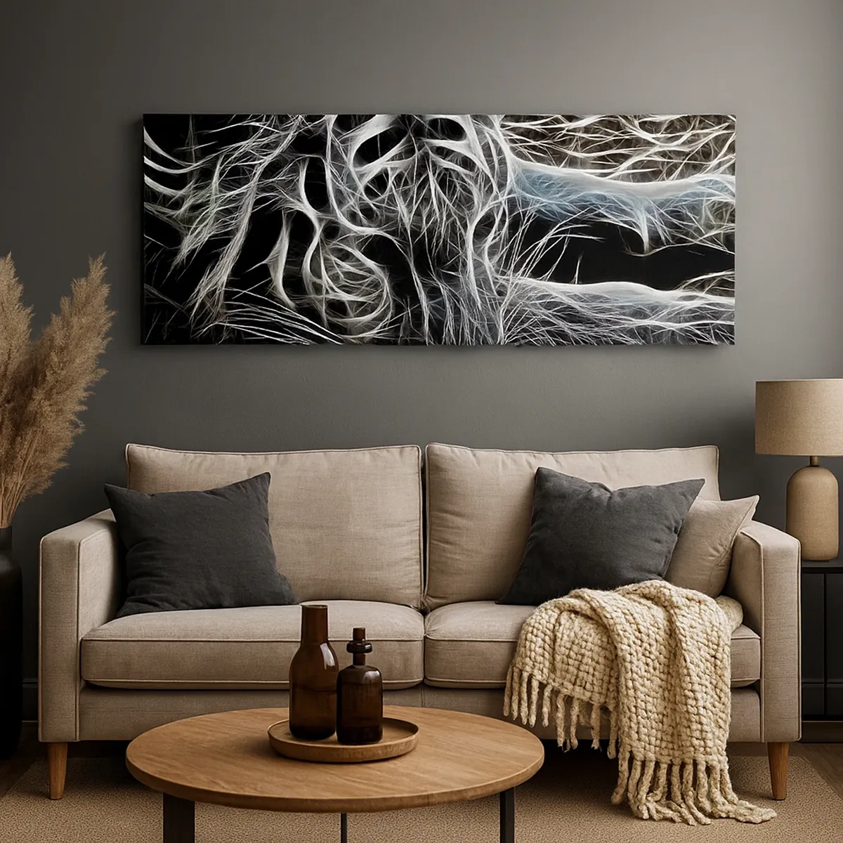 Obraz na plátně - Studie kočičí lehkosti - 30x30 cm