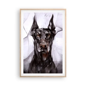 Plakát v rámu světlý dub - Z urozeného rodu - 61x91 cm