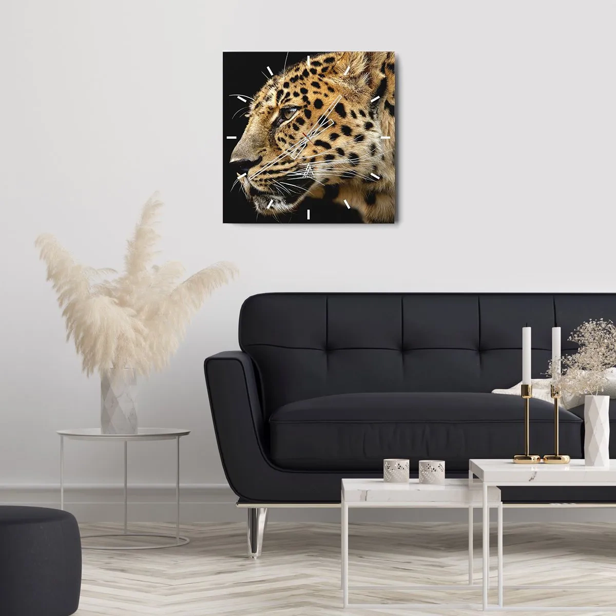 Nástěnné hodiny - Klidný, soustředěný, připravený - 30x30 cm