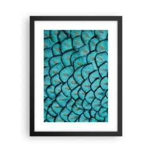 Plakát v černém rámu - Velká slavnost peří - 30x40 cm