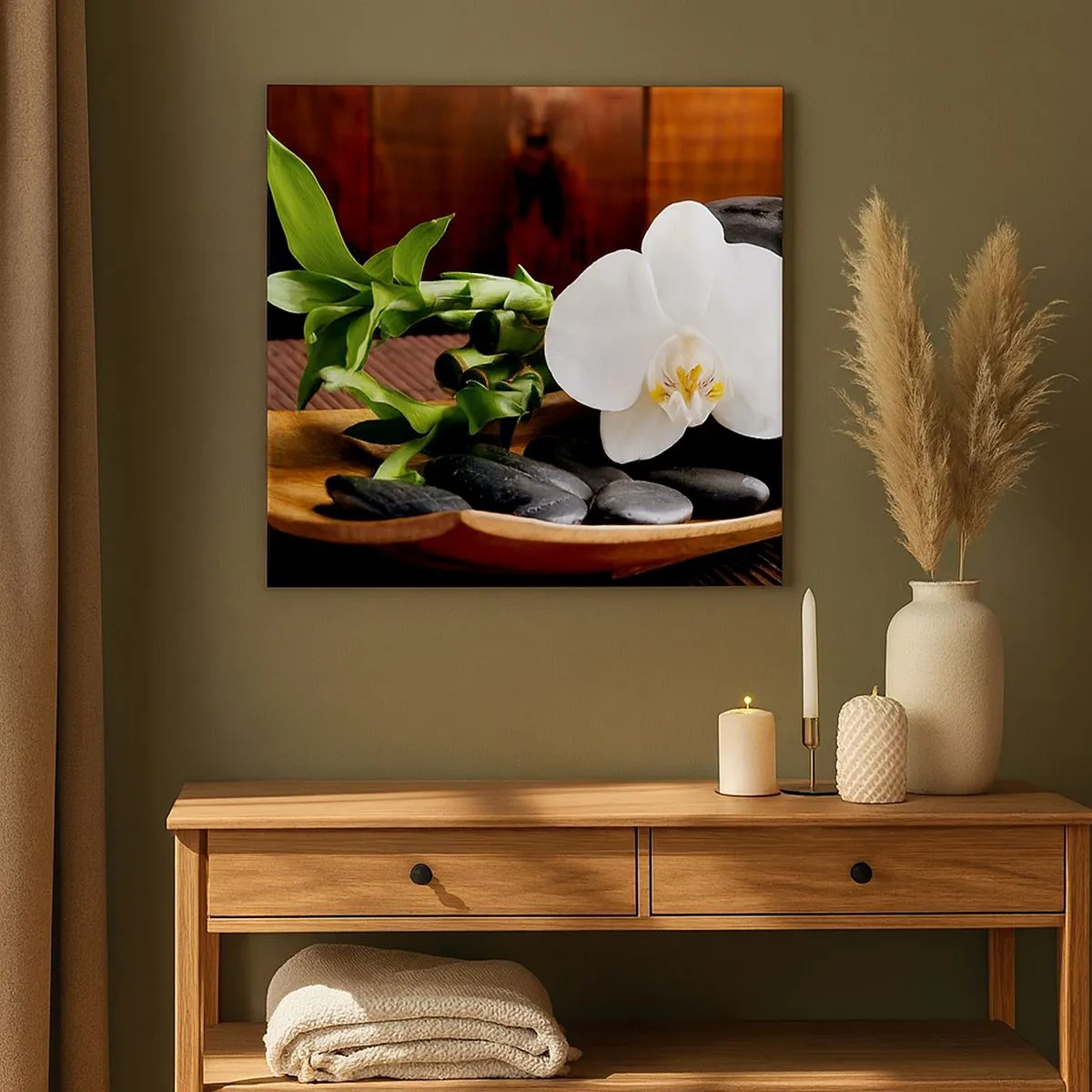 Obraz na plátně - Oddejte se doteku přírody - 30x30 cm