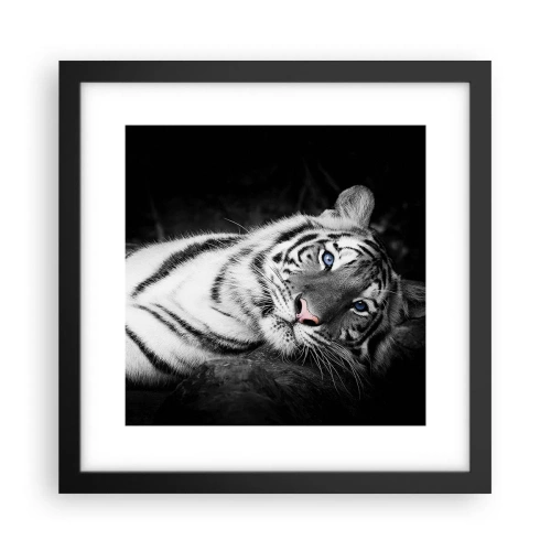 Plakát v černém rámu - Divočina a klid - 30x30 cm