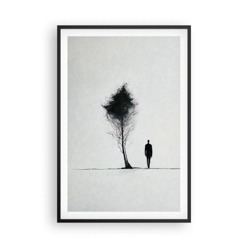 Plakát v černém rámu - Všichni se touláme - 61x91 cm