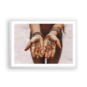 Plakát v bílém rámu - Dárek pro tebe - 70x50 cm