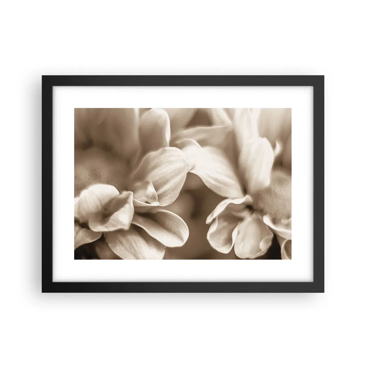 Plakát v černém rámu - Něžné jako úsměv - 40x30 cm