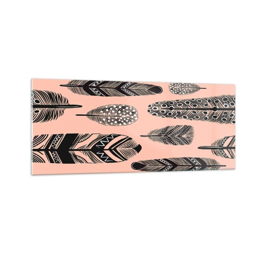 Obraz na skle - Indiánská kolekce - 100x40 cm