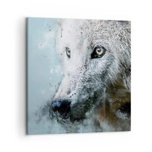 Obraz na plátně - Seznamte se s vlčí duší - 50x50 cm