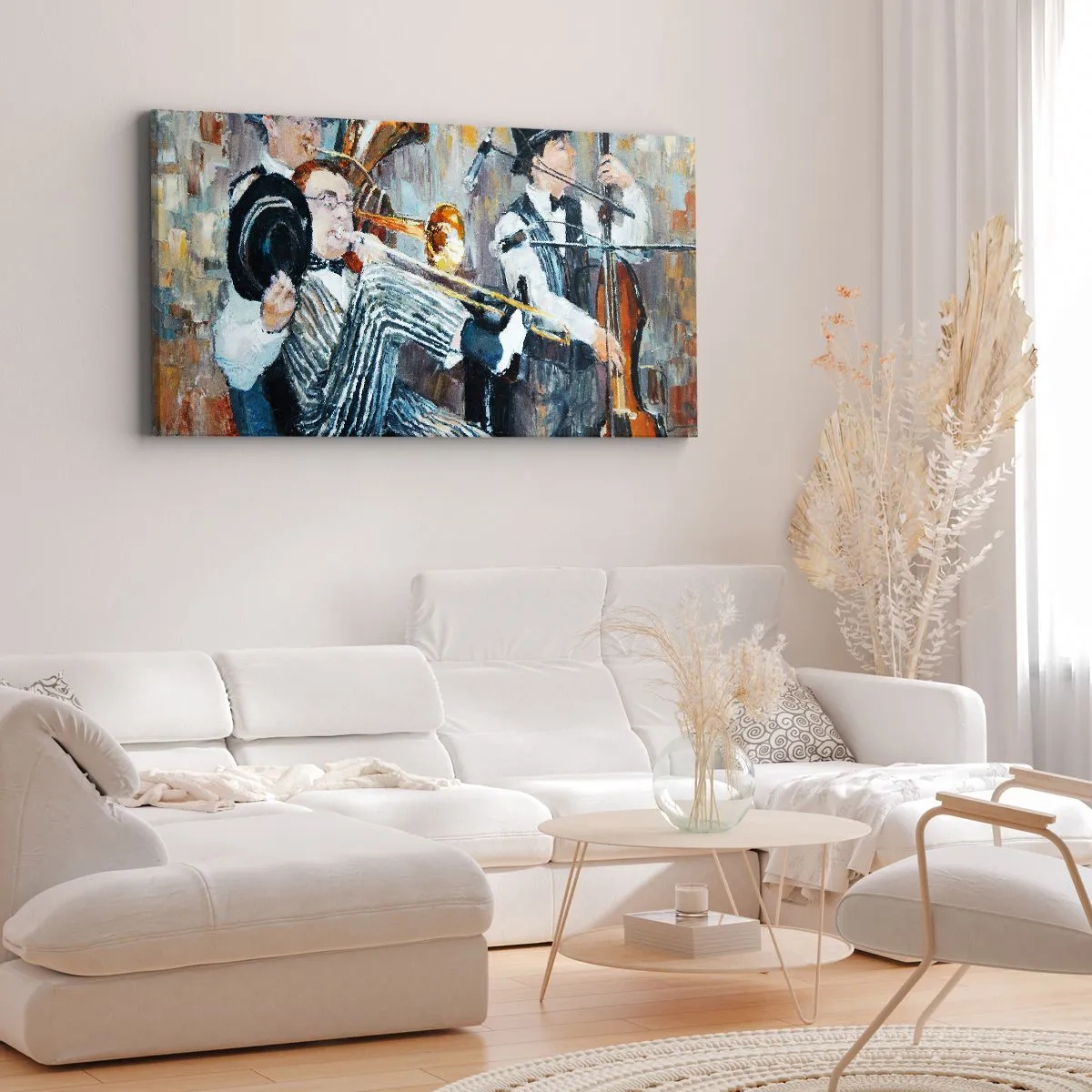 Obraz na plátně - Celý tento jazz - 100x40 cm