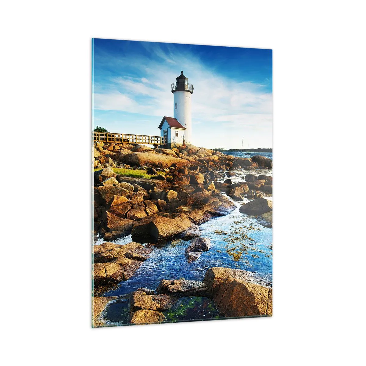 Obraz na skle - Vraťte se šťastně, čekám - 50x70 cm