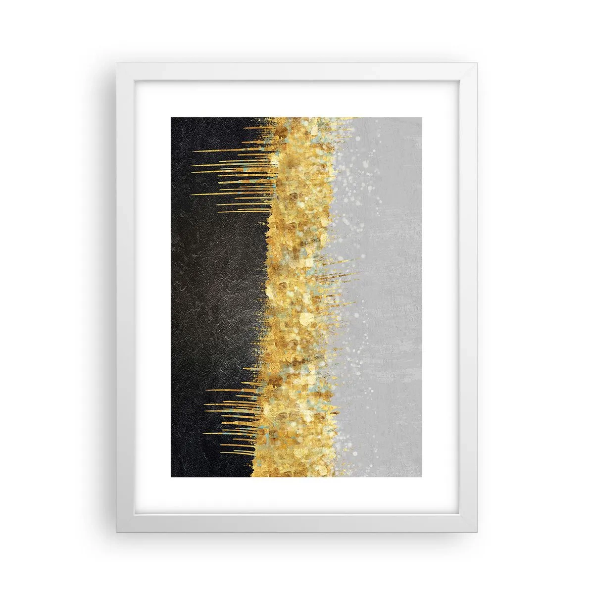 Plakát v bílém rámu - Dovnitř a vzhůru - 30x40 cm