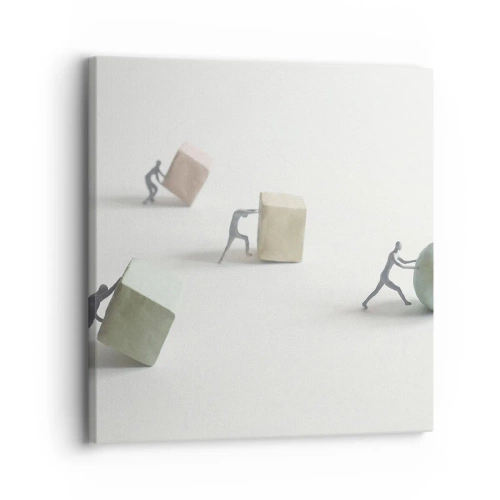 Obraz na plátně - Život samotný - 30x30 cm