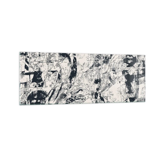 Obraz na skle - Prolínání protikladů - 140x50 cm