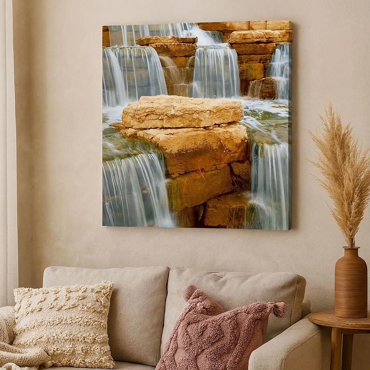 Obraz na plátně - Schody do nebe - 30x30 cm