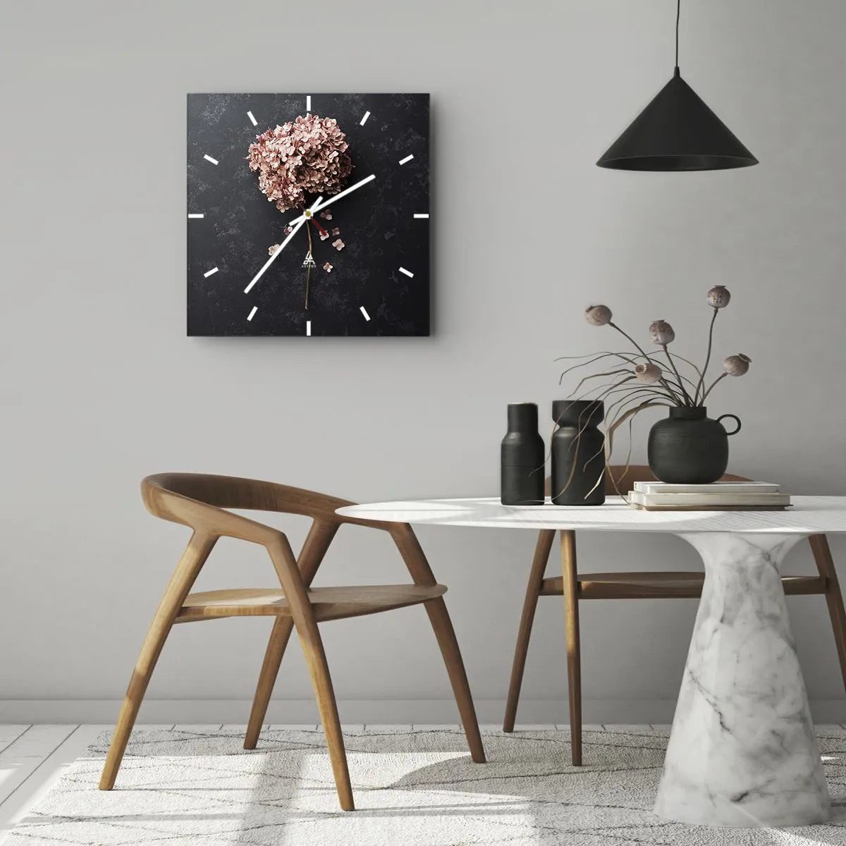 Nástěnné hodiny - Skutečně romantické znamení - 40x40 cm
