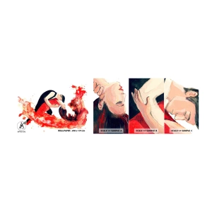 Vzor Fototapety Samolepicí Deluxe Sticker - Tango - smyslná vlna - Tanec, Hudba, Tanečníci - 100x30 cm