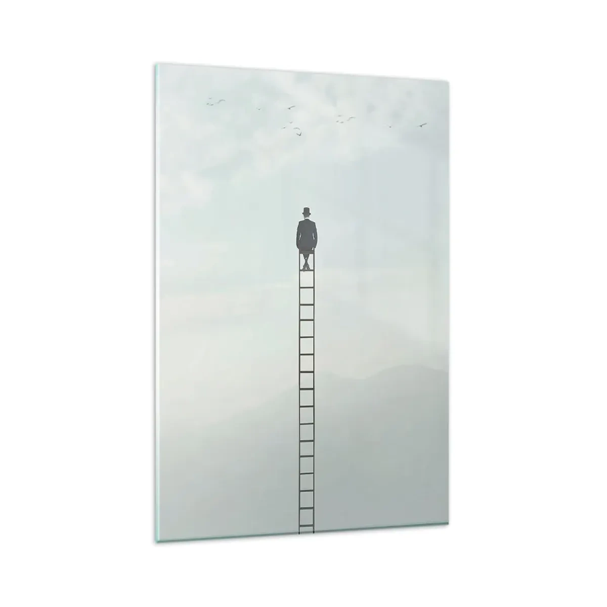 Obraz na skle - Povznést se nad to - 80x120 cm