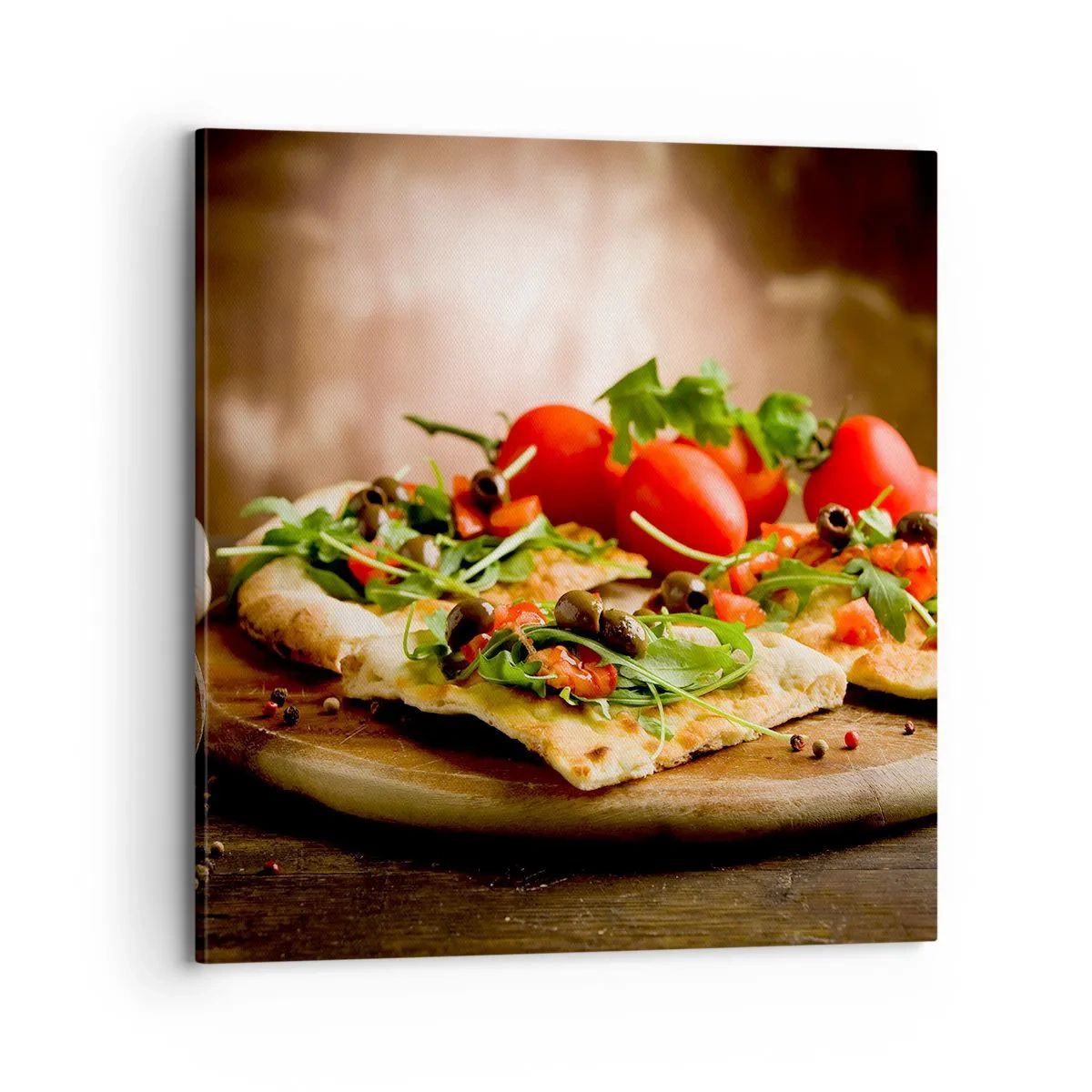 Obraz na plátně - Přímo z pece a ze zahrady - 70x70 cm