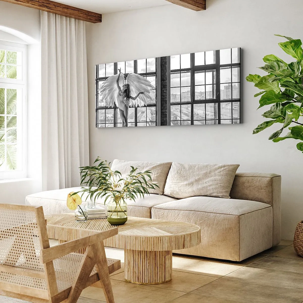 Obraz na plátně - Město andělů? - 100x40 cm