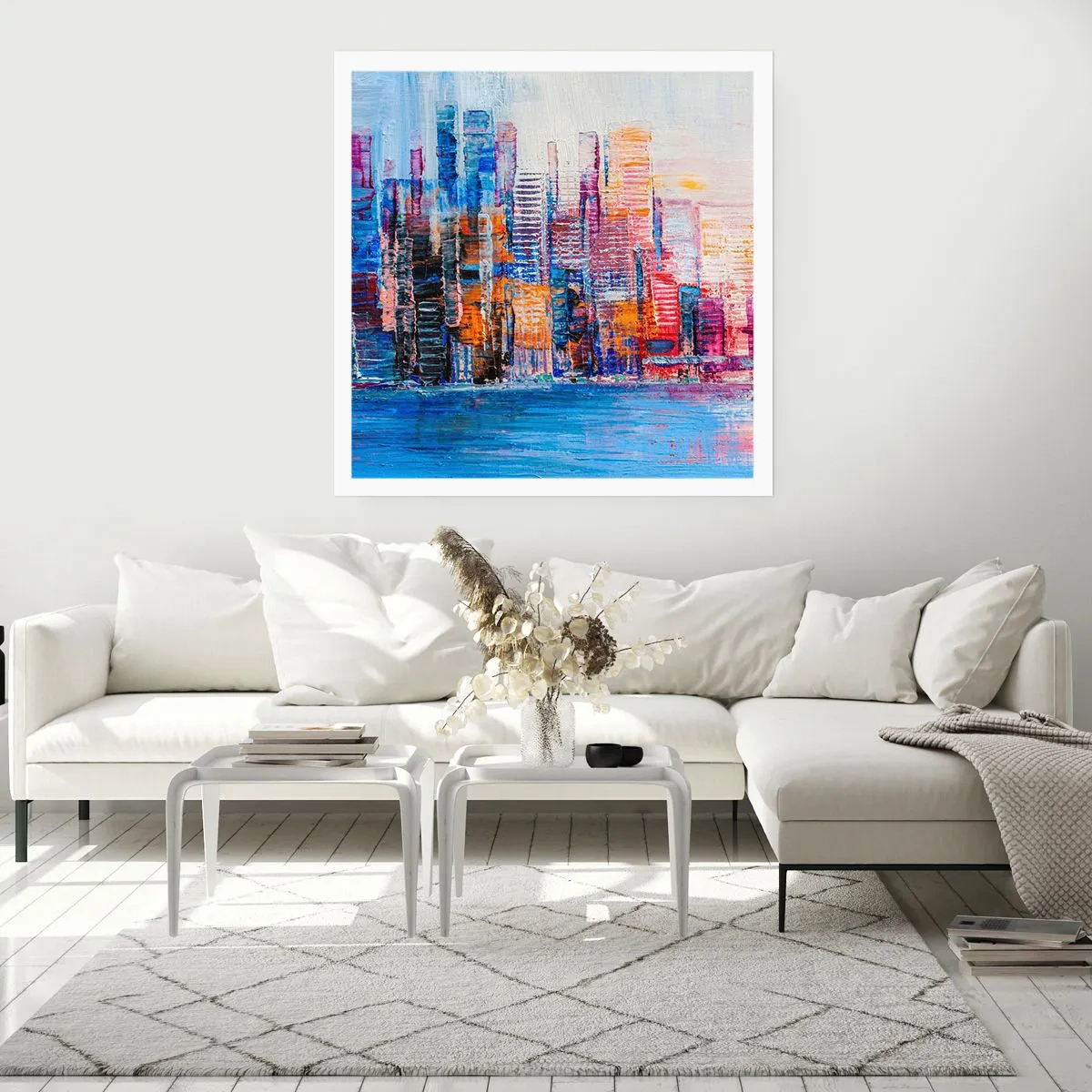 Plakát - Radostná metropole - 50x50 cm