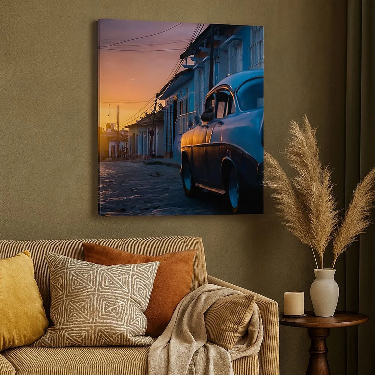 Obraz na plátně - Zde se zpomaluje čas - 30x30 cm