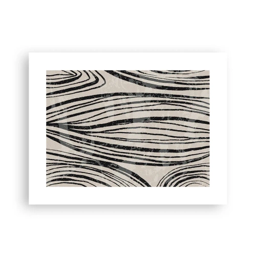 Plakát - Močál s liniemi - 40x30 cm