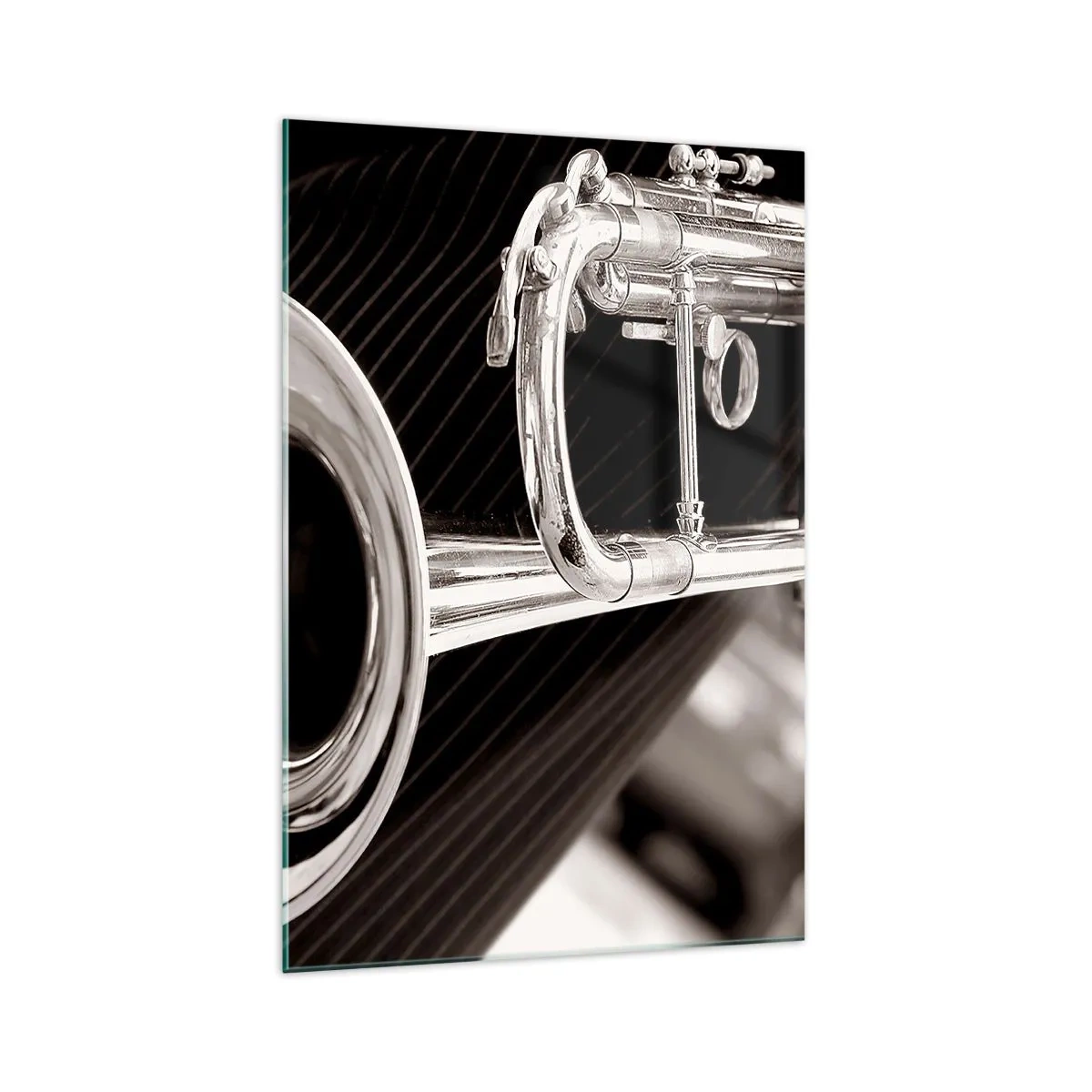 Obraz na skle - Hudební cestování do 30. let - 70x100 cm