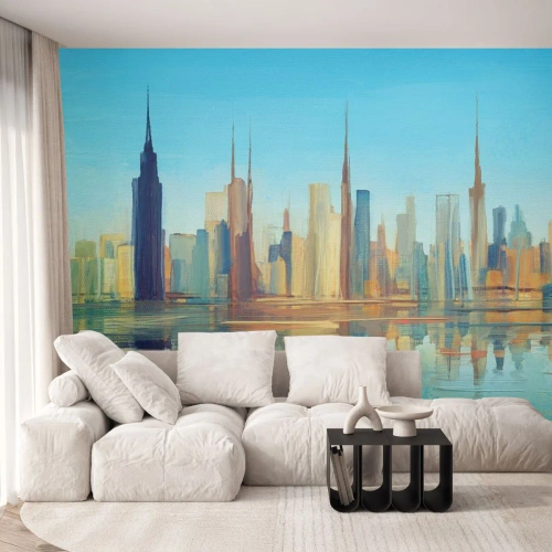 Fototapeta na míru Premium Sand - Prosluněná metropole - Město, Architektura, Kus