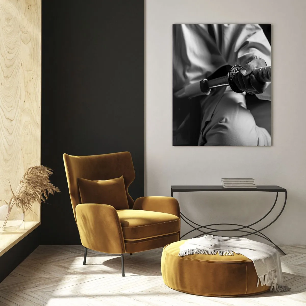 Obraz na skle - Duše bojovníka - 70x100 cm