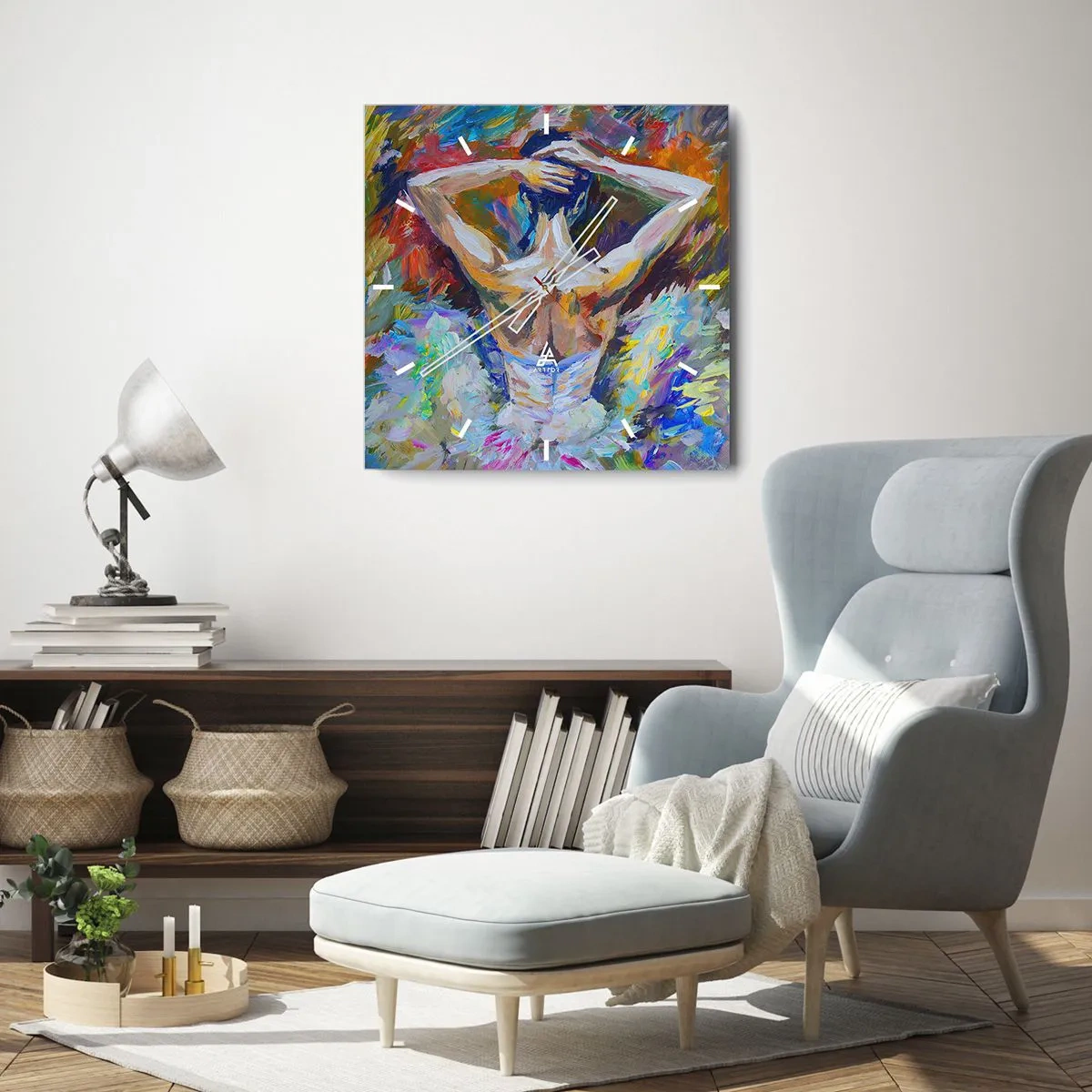 Nástěnné hodiny - To může být všechno - 40x40 cm