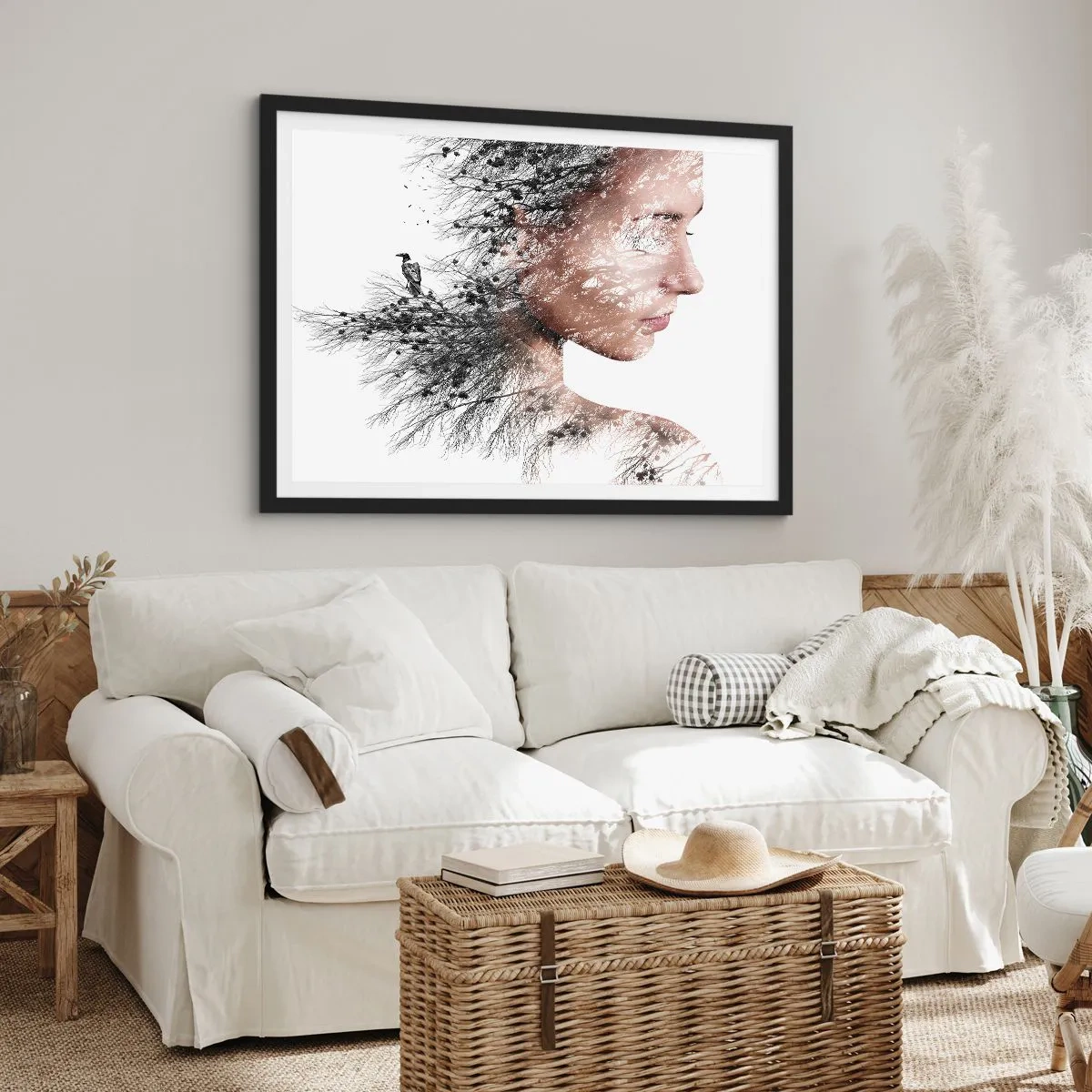 Plakát v černém rámu - Duch lesa - 100x70 cm