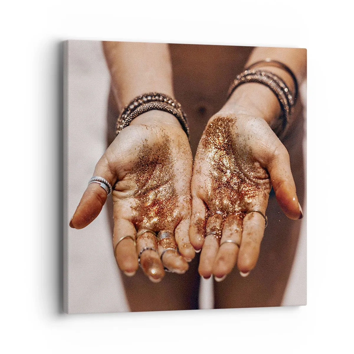 Obraz na plátně - Dárek pro tebe - 40x40 cm