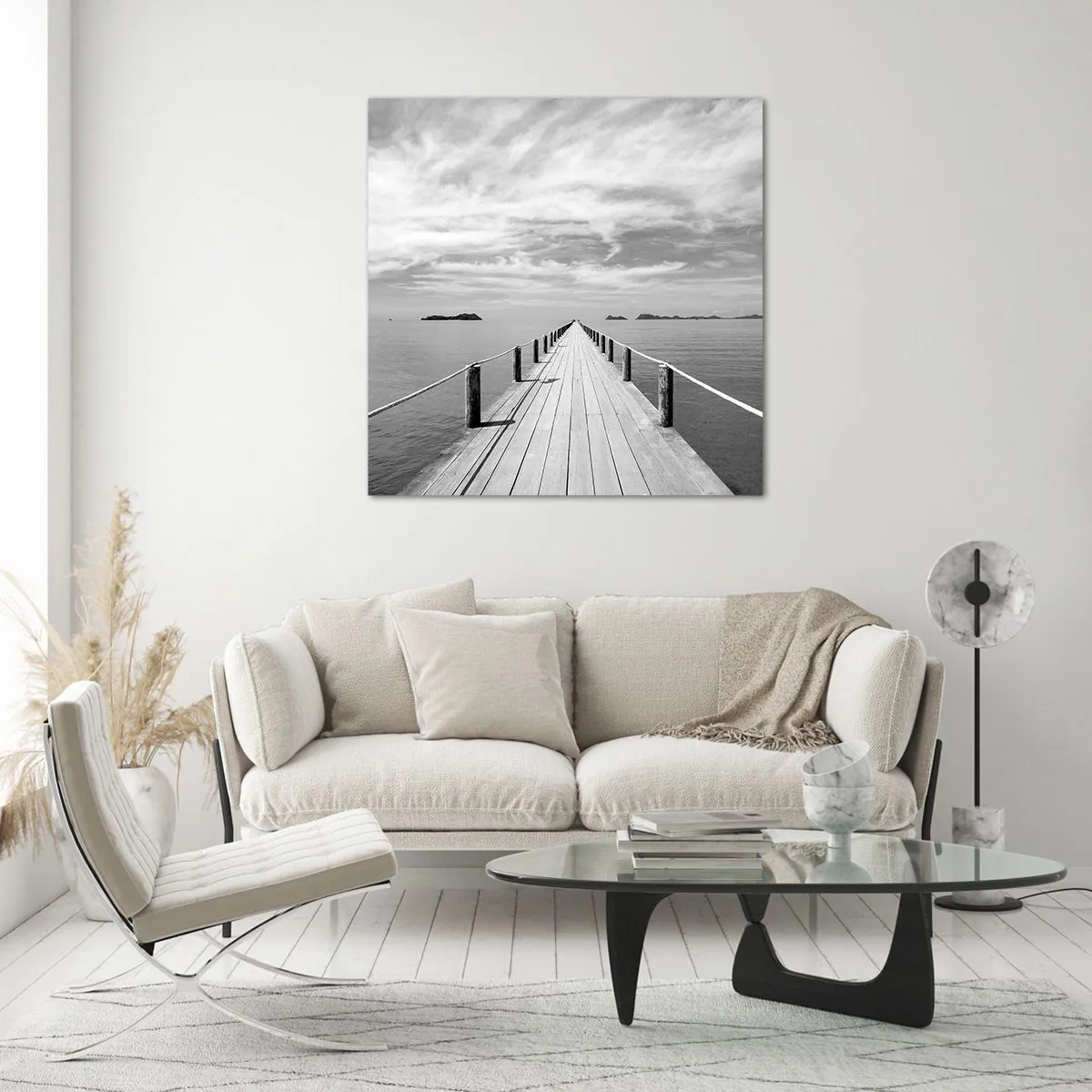 Obraz na skle - Co takhle cesta… - 30x30 cm