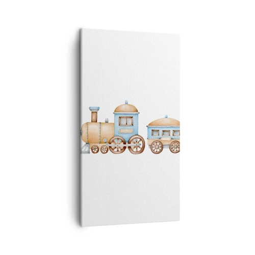 Obraz na plátně - Na dráze stojí… - 45x80 cm