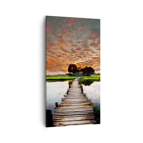 Obraz na plátně - Roztáhněte ruce - dýchejte  - 55x100 cm