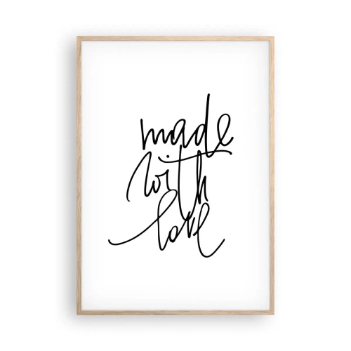 Plakát v rámu světlý dub - Nejlepší značka - 70x100 cm