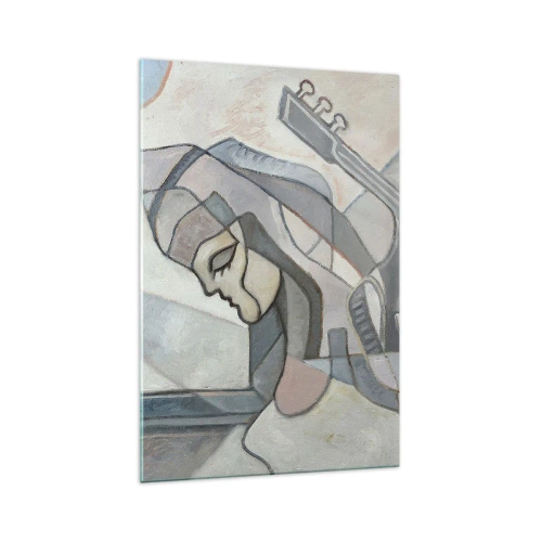 Obraz na skle - V moci hudby - 70x100 cm