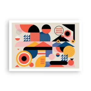 Plakát - Kompozice: pojďme si hrát - 100x70 cm